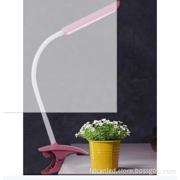 2016 high brightness desk lamp touch sensitive dimmer led table reading -white lamp with USB rechargeable for domestic or office